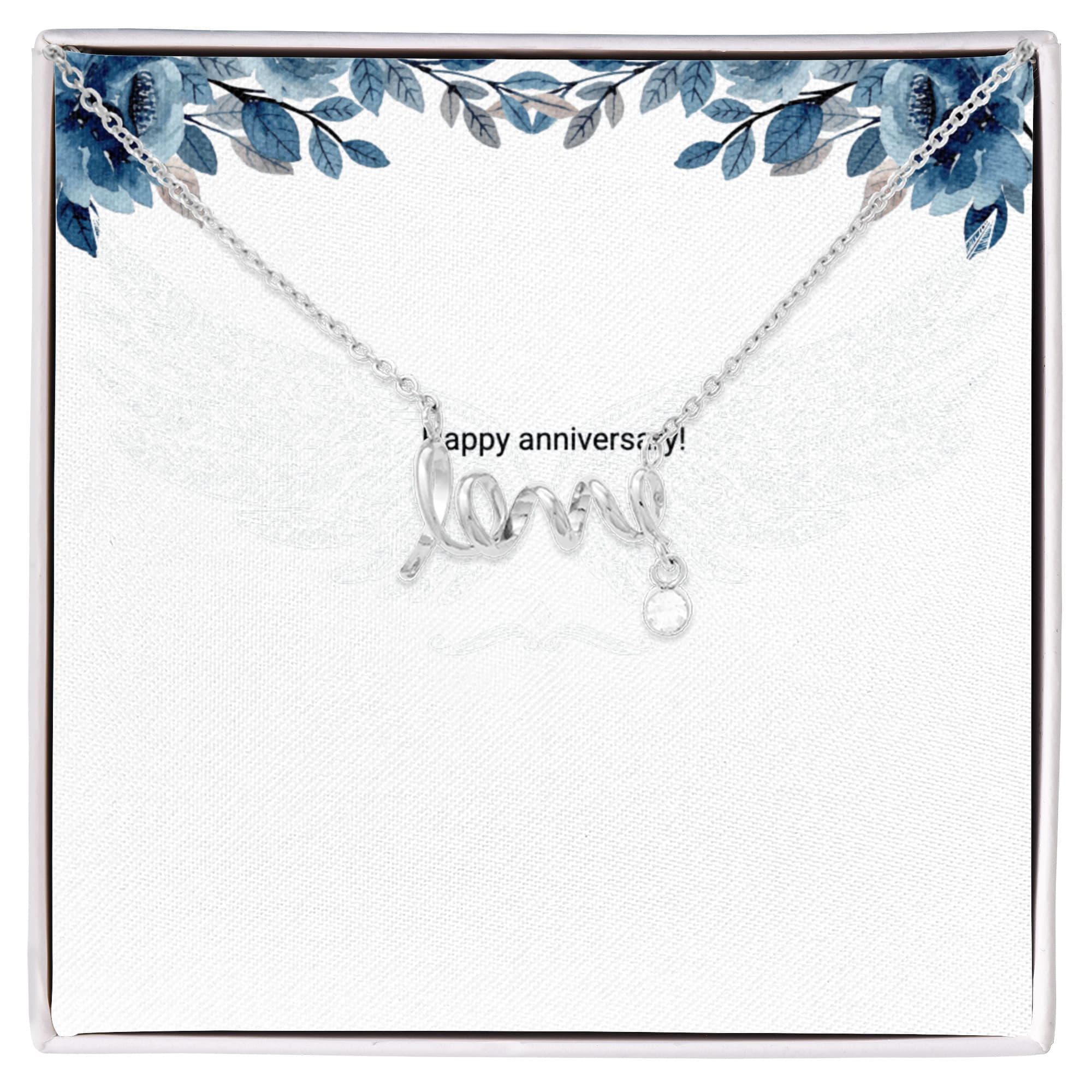 Engraved Love Necklace