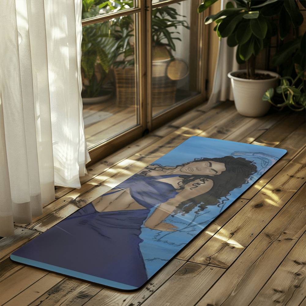 B4 Your Time Goddess Custom Art Yoga Mat